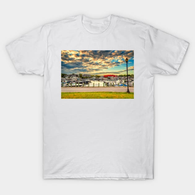 Falmouth Harbor, Cape Cod T-Shirt by Gestalt Imagery